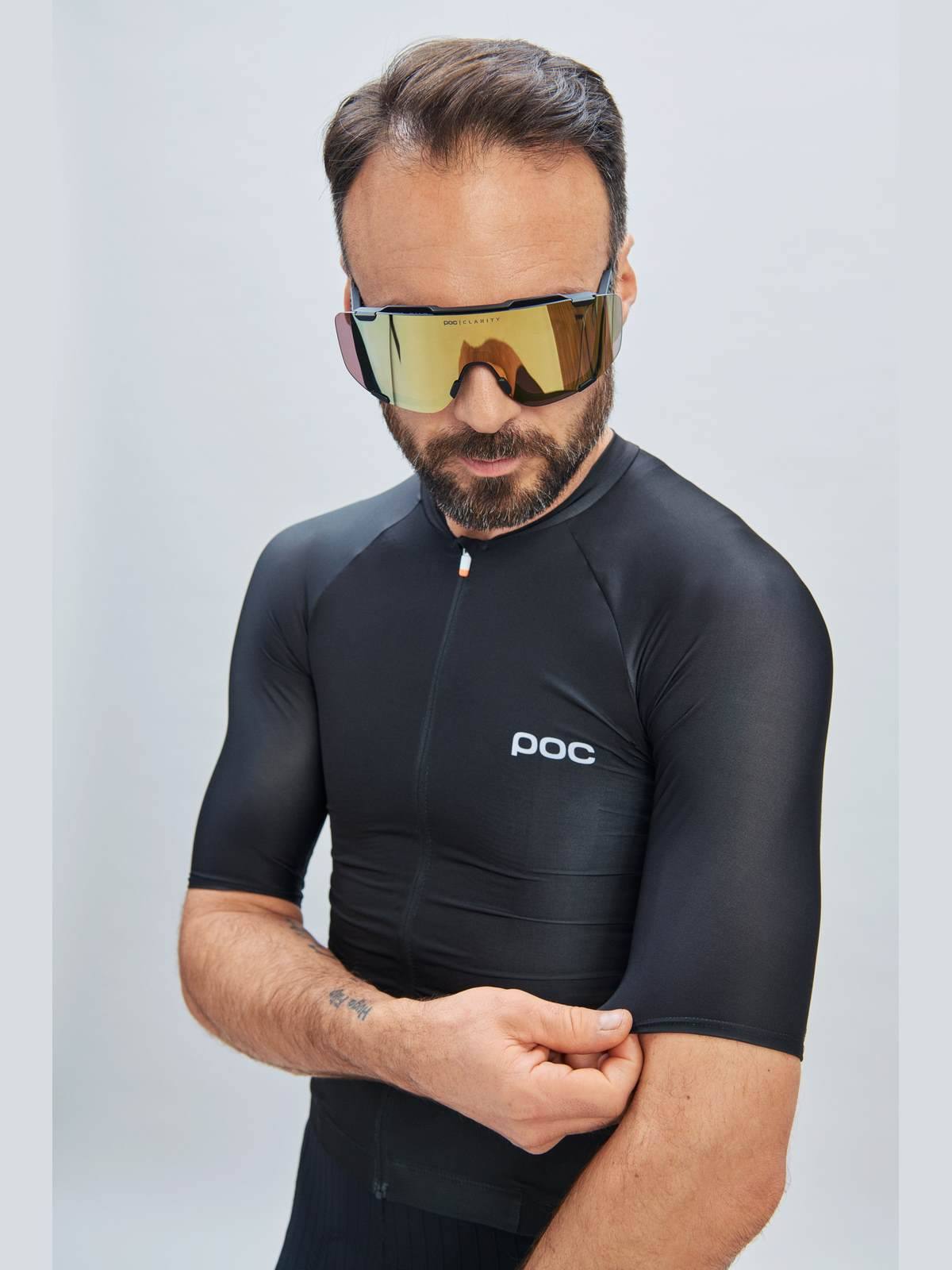 Koszulka rowerowa POC M's PRISTINE Jersey - czarny