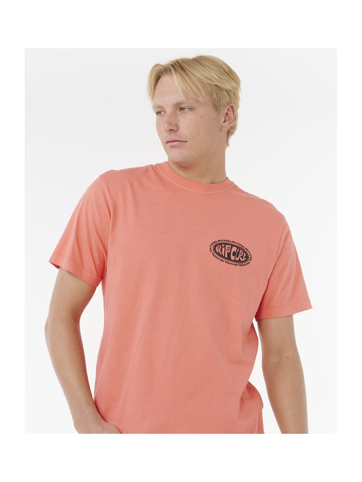 Koszulka RIP CURL RAW ENERGY DE OVAL TEE niebieska
