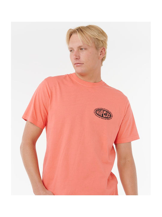 Koszulka RIP CURL RAW ENERGY DE OVAL TEE niebieska
