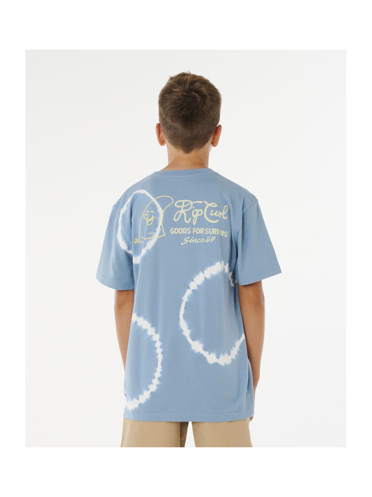 Koszulka chłopięca RIP CURL Pacific Rinse Fin Tee-Boy niebieska