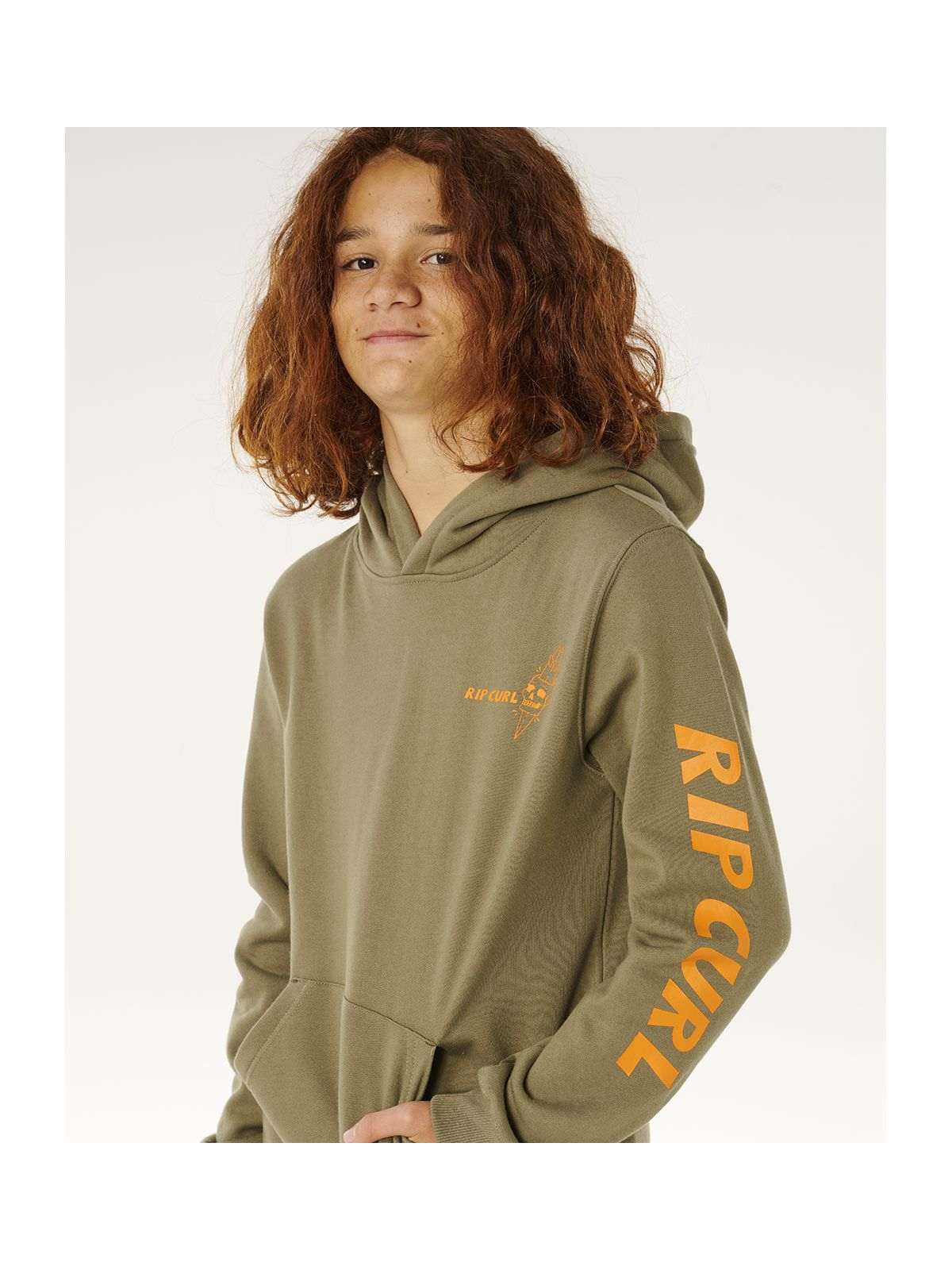 Bluza chłopięca RIP CURL Eternal Shred Art Hood-Boy zielona