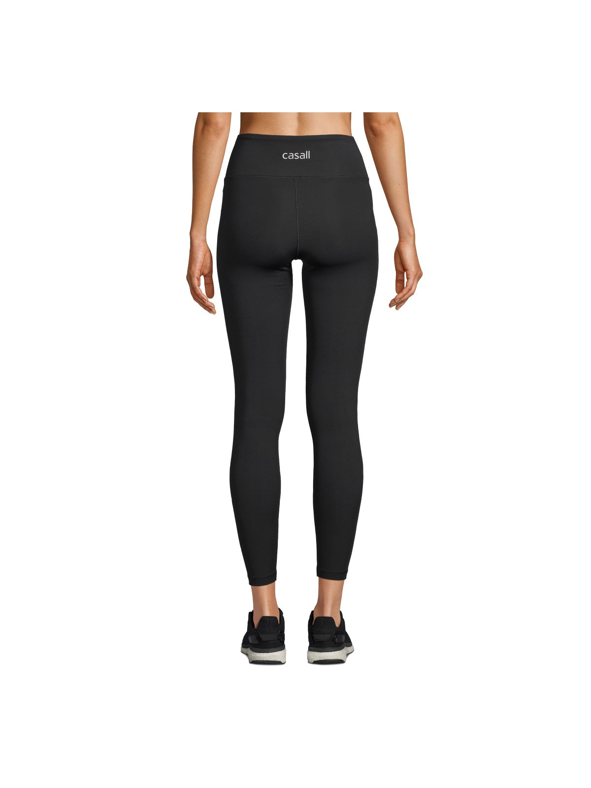 Legginsy treningowe damskie CASALL Overlap High Waist Tights kolor czarny