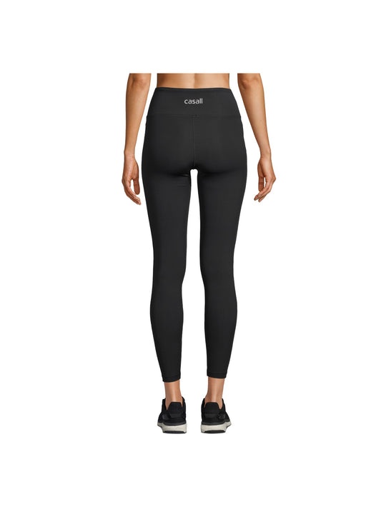 Legginsy treningowe damskie CASALL Overlap High Waist Tights kolor czarny
