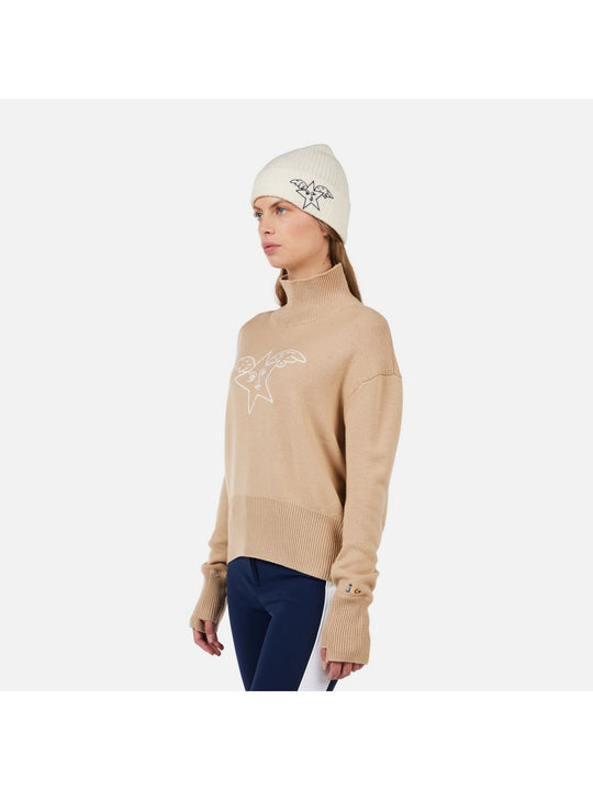 Sweter damski ROSSIGNOL W JCC LINA beżowy
