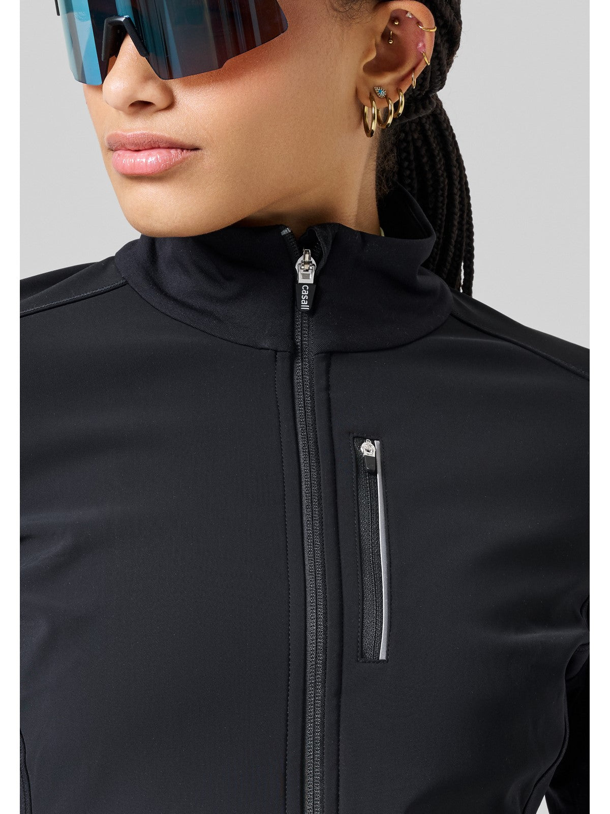 Kurtka damska CASALL Windtherm Jacket czarny - Adventure Sports