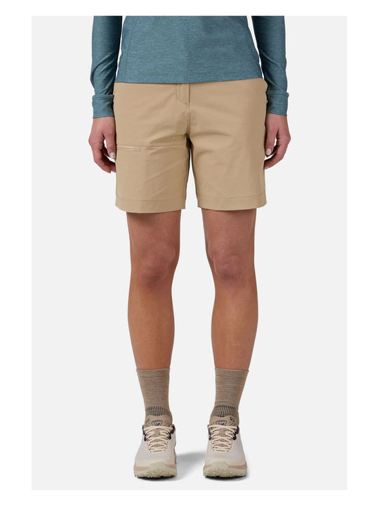 Szorty damskie ROSSIGNOL W Lycian Short 8’’ beżowy - Adventure Sports
