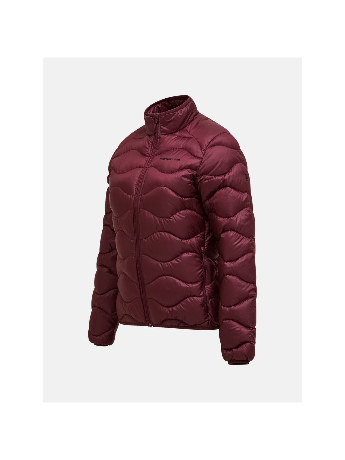 Kurtka puchowa damska PEAK PERFORMANCE Helium Down Jacket bordowa