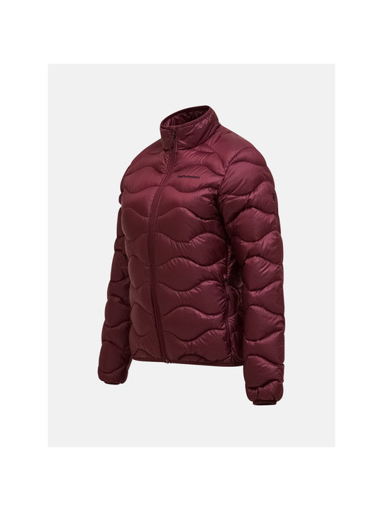 Kurtka puchowa damska PEAK PERFORMANCE Helium Down Jacket bordowa
