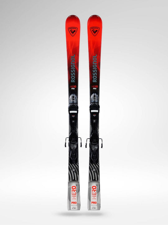 Narty dla dzieci ROSSIGNOL Hero Pro Multi-Event + wiązania LOOK Xpress 7 Gw B83 Black
