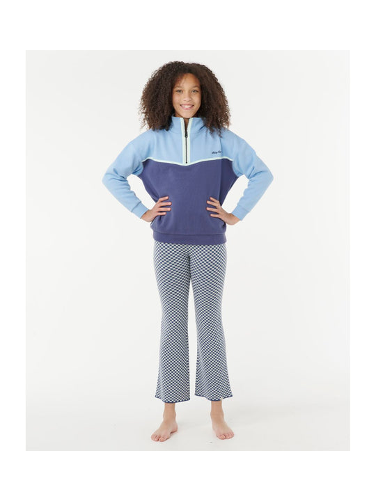 Bluza RIP CURL SUNSET SKIES 1/4 ZIP-GIRL niebieska
