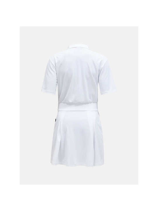 Sukienka PEAK PERFORMANCE W Pleated Dress biały - Adventure Sports
