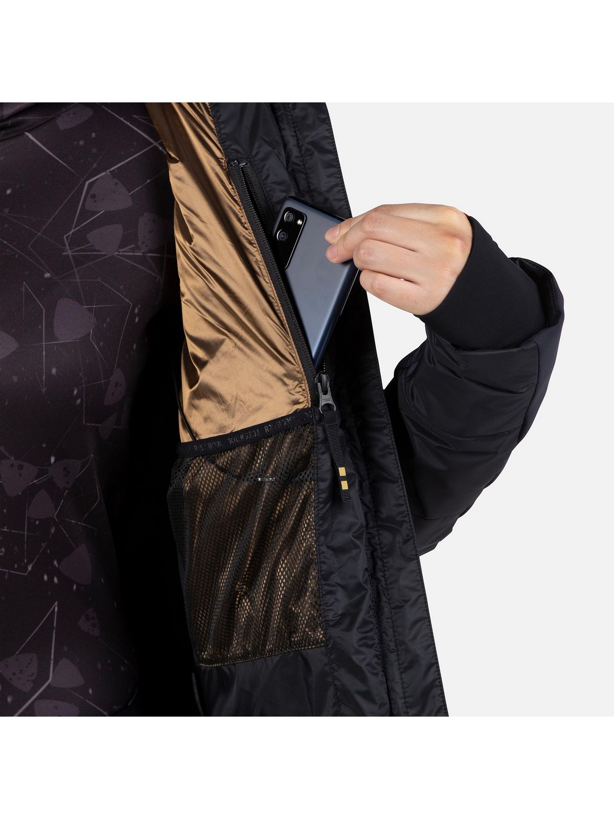 Kurtka narciarska damska Rossignol W Ventina Bomber czarny - Adventure Sports