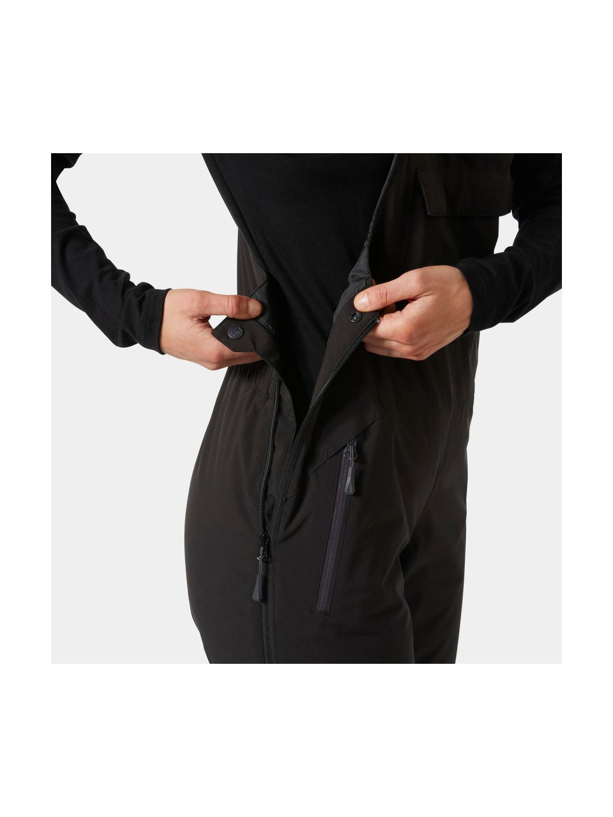 Spodnie narciarskie damskie HELLY HANSEN W LEGENDARY INSULATED BIB PANT czarne