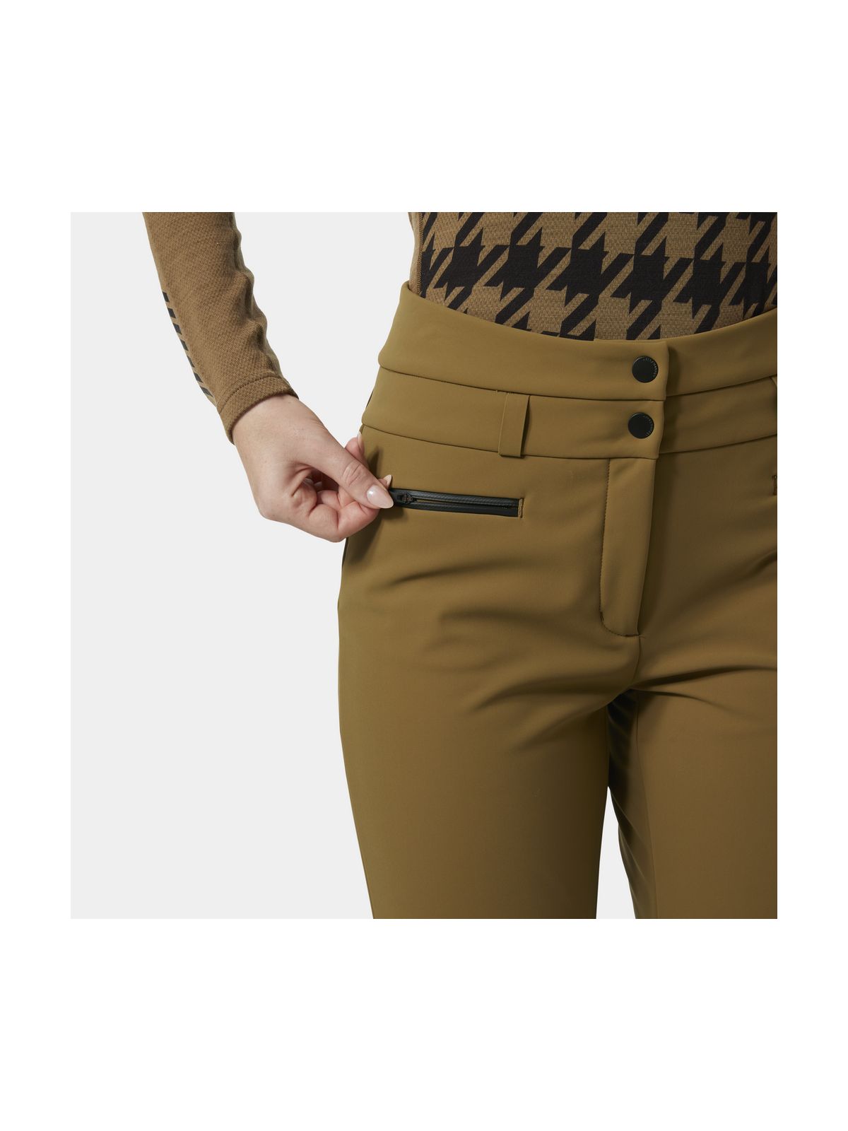 Spodnie narciarskie damskie HELLY HANSEN W AVANTI STRETCH 2.0 PANT brązowe