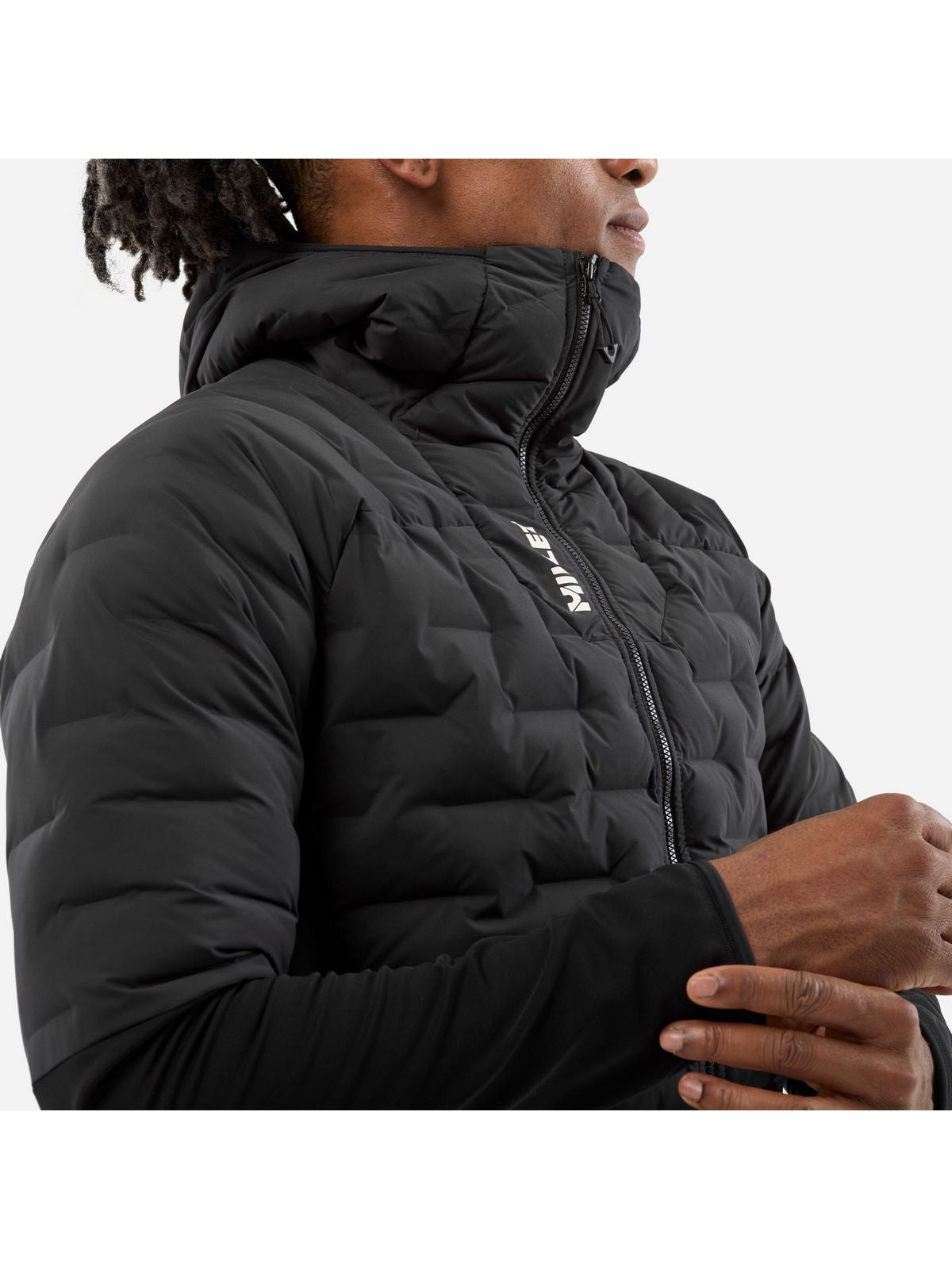 Kurtka narciarska męska MILLET M MHITE HYBRID HOODIE czarna