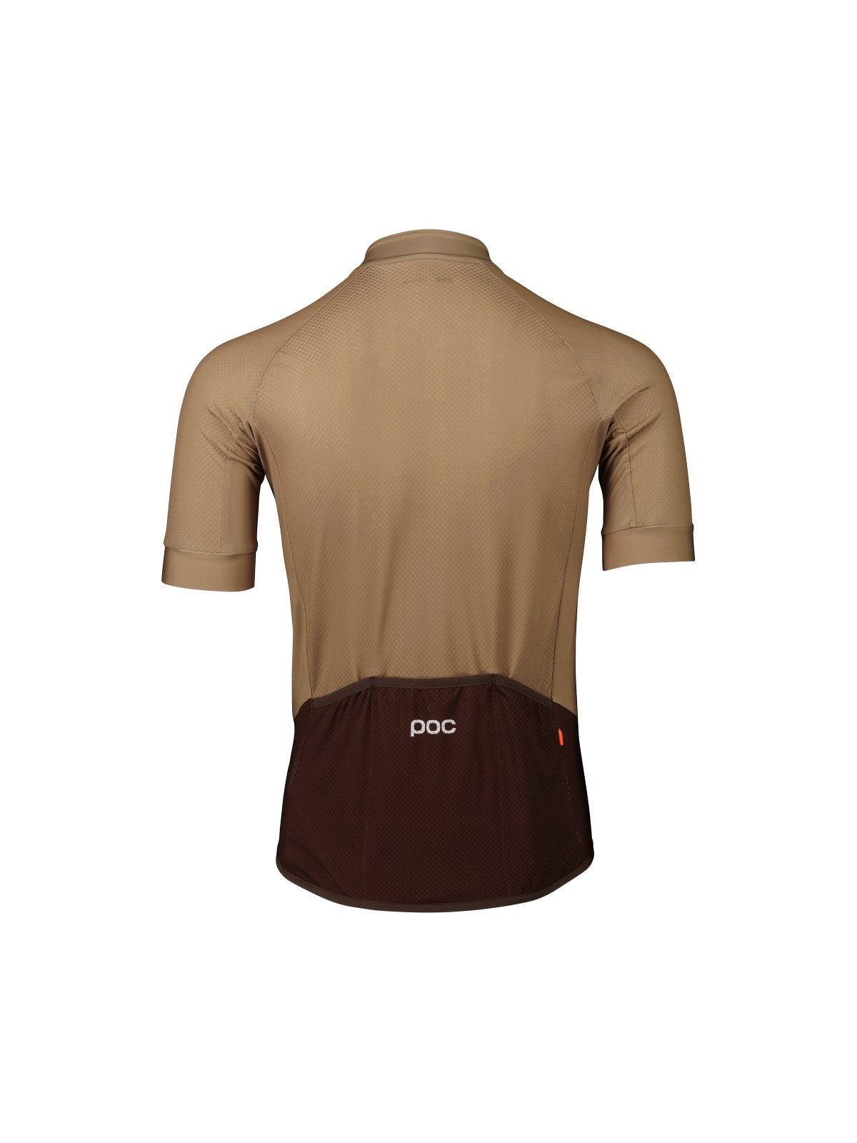 Koszulka rowerowa POC M’s Essential Road Logo Jersey brązowy - Adventure Sports