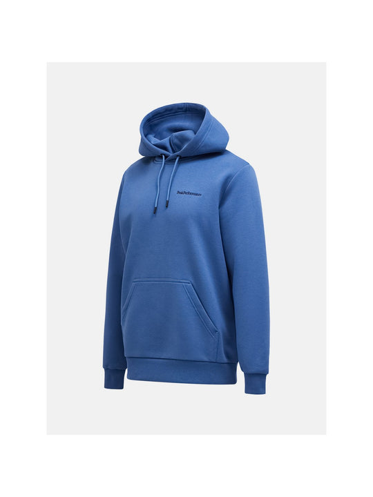 Bluza z kapturem męska PEAK PERFORMANCE Original Small Logo Hood niebieska
