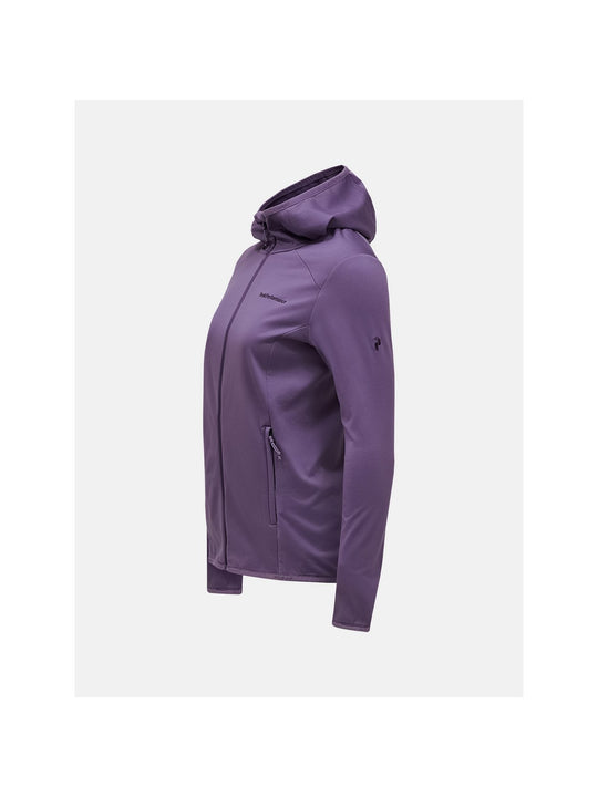 Bluza z kaputerm damska PEAK PERFORMANCE Light Zip Hood fioletowa

