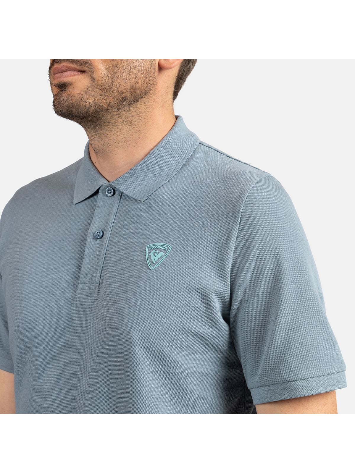 Męska koszulka polo ROSSIGNOL Traye Polo niebieski - Koszulka - Adventure Sports