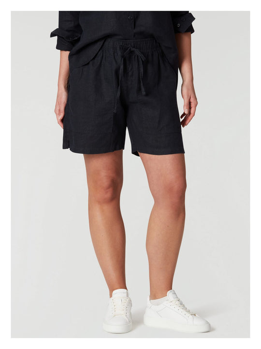 Szorty damskie SAIL RACING W Drift Linen Shorts granatowe
