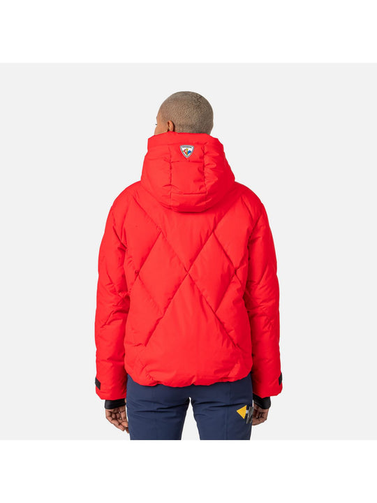Kurtka puchowa narciarska Rossignol W Lumy Down Bomber Jkt czerwony - Adventure Sports
