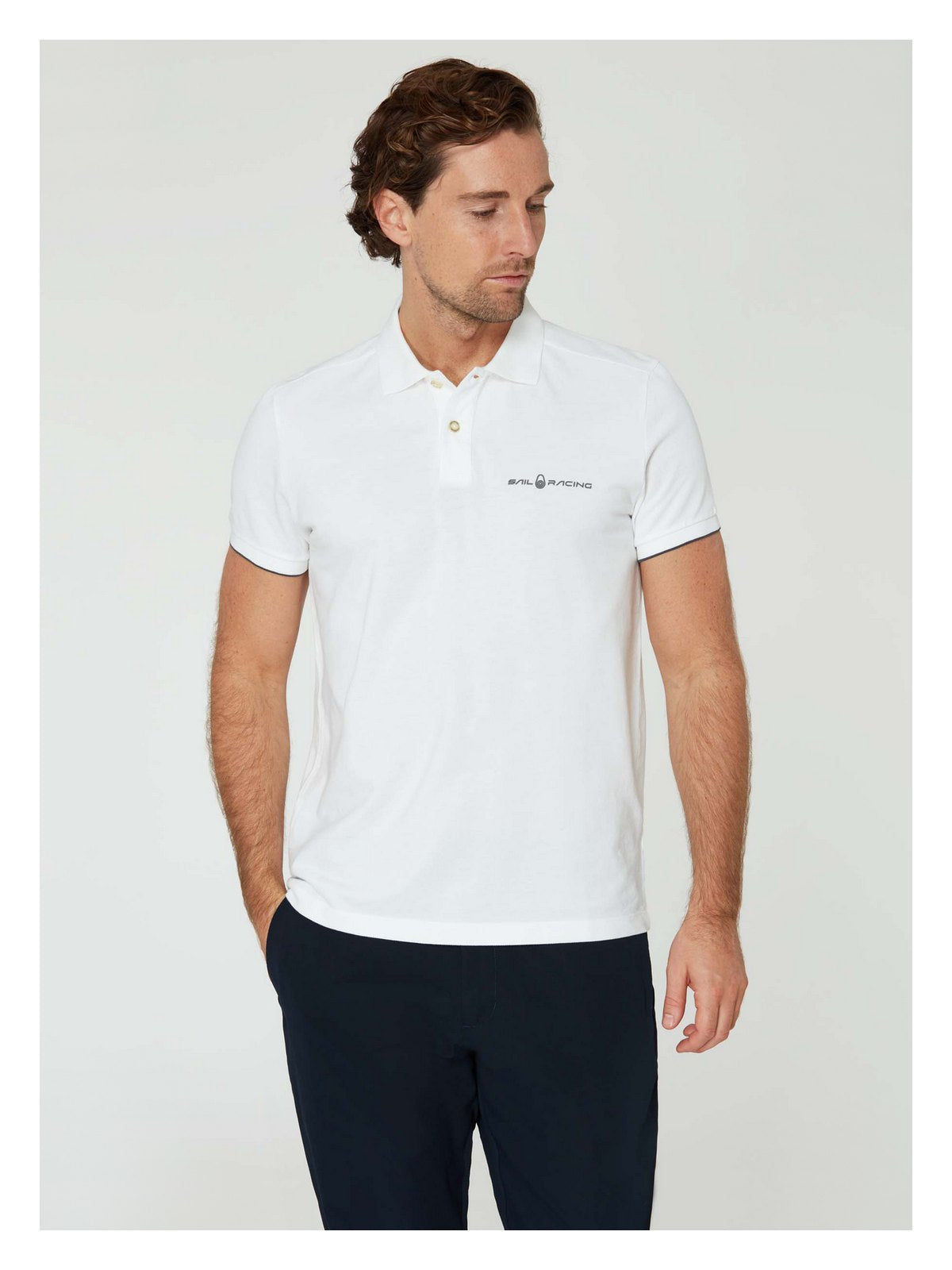 Koszulka męska SAIL RACING M Bowman Logo Polo biała