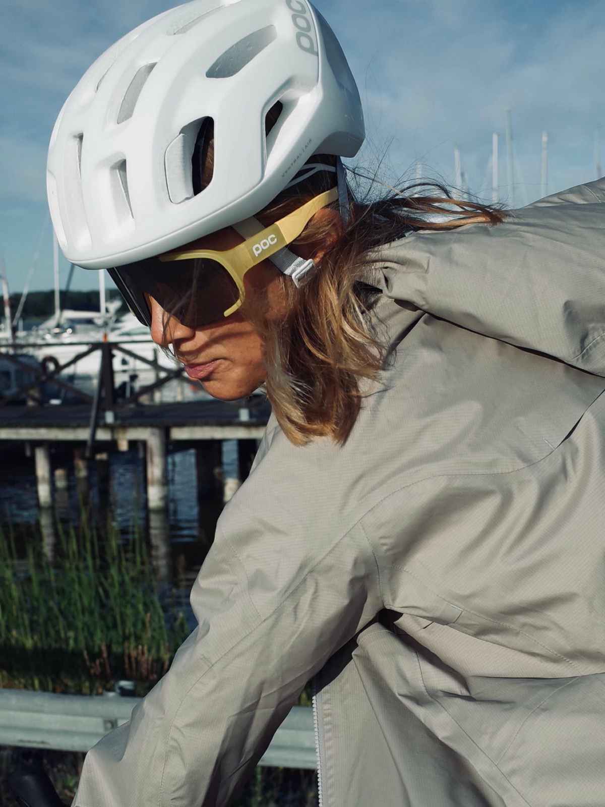 Okulary POC ASPIRE żółty - Clarity Road | Violet/Silver Mirror Cat 3 - ONE SIZE - Adventure Sports