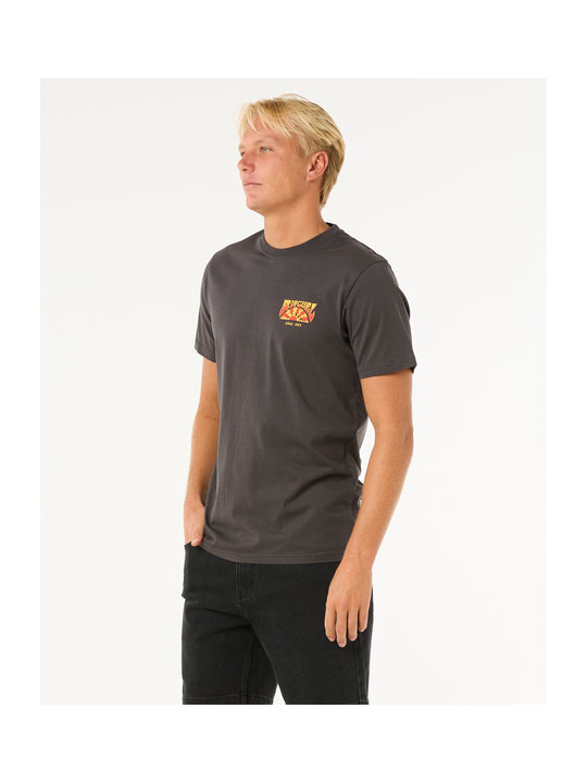 Koszulka męska RIP CURL Keep On Trucking Tee czarna
