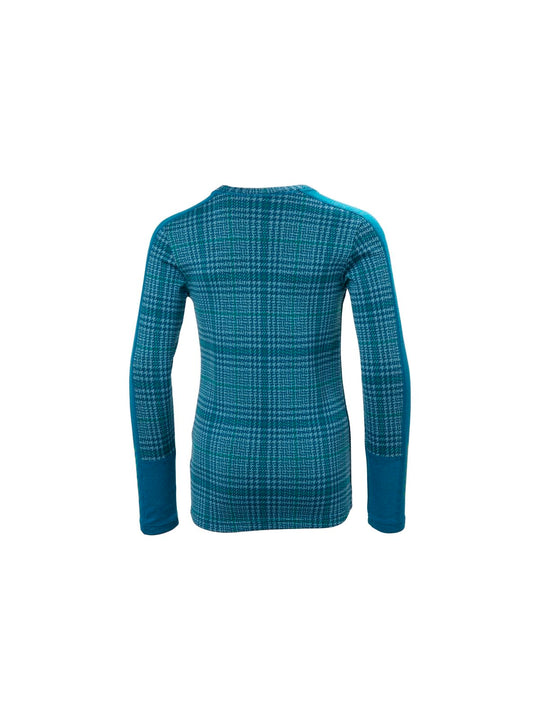 Bielizna dziecięca HELLY HANSEN Jr Graphic Lifa Merino Set kolor niebieski
