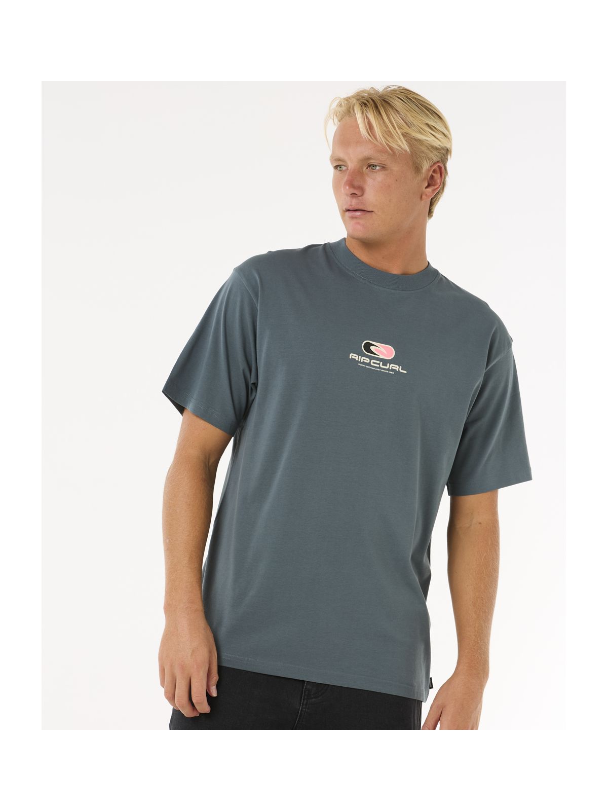 Koszulka męska RIP CURL Pill Icon Tee zielona