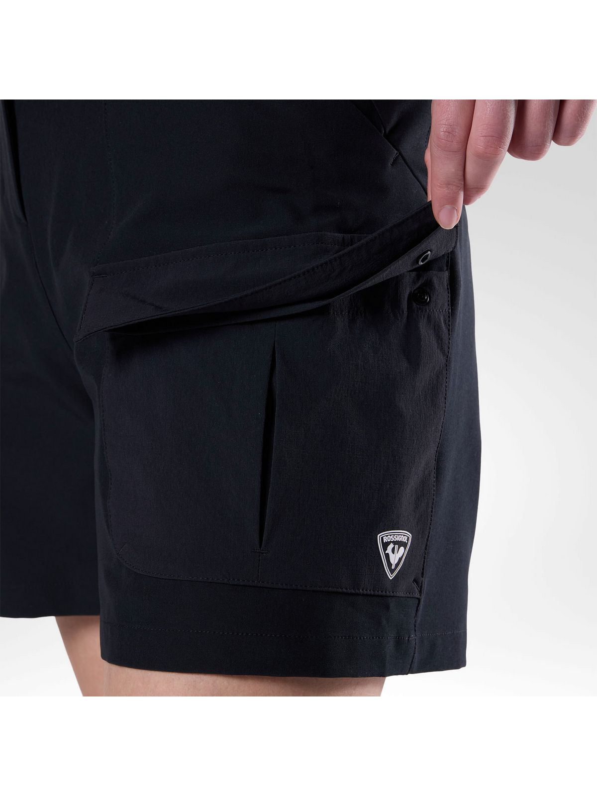 Szorty damskie ROSSIGNOL W Hiking Cargo Short 5' czarne