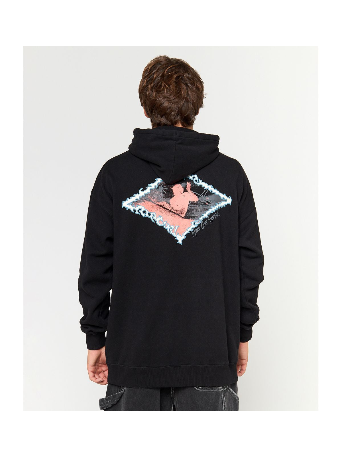 Bluza RIP CURL RAW ENERGY HOOD czarna