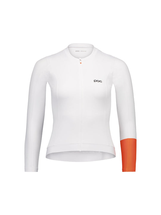 Koszulka rowerowa damska POC W's Cadence L/S Jersey biała
