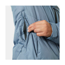 Kurtka narciarska damska HELLY HANSEN W KVITFJELL RACE PUFFY JACKET granatowa
