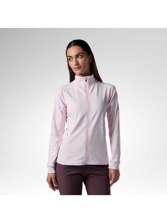 Bluza damska ROSSIGNOL W Mid Layer Stretch Jkt różowa

