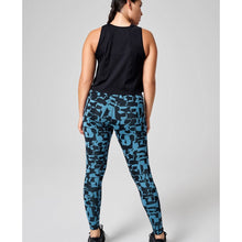 Legginsy CASALL Essential Tights Printed niebieski
