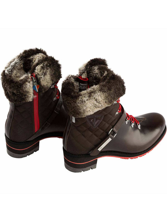 Buty zimowe Rossignol damskie W 1907 Megeve brązowe - sportowe - Adventure Sports
