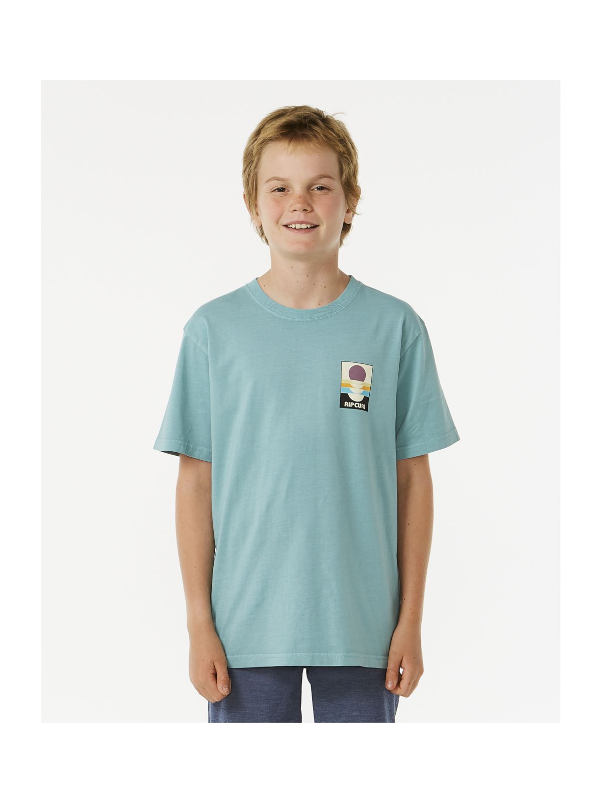 Koszulka RIP CURL Surf Revivial Peaking Tee Boy niebieski - Adventure Sports