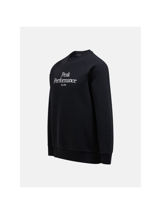 adventuresports bluza-peak-performance-m-original-crew-czarny-g79593040-050 tyl
