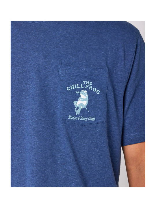 Koszulka RIP CURL Shaper Emb Tee granatowy - Adventure Sports
