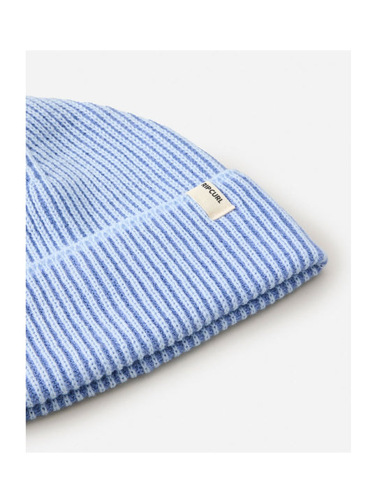 Czapka RIP CURL 2 TONE RIBBED REG BEANIE niebieska
