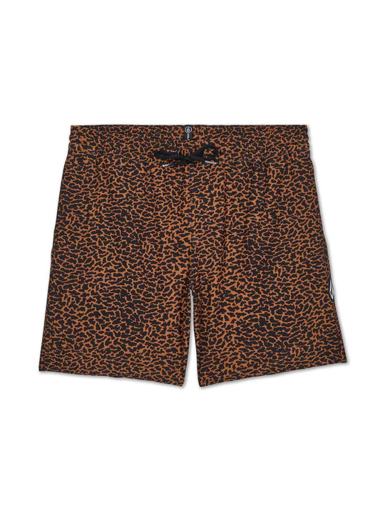 Szorty kąpielowe VOLCOM Melange Trunk 17 brązowy
