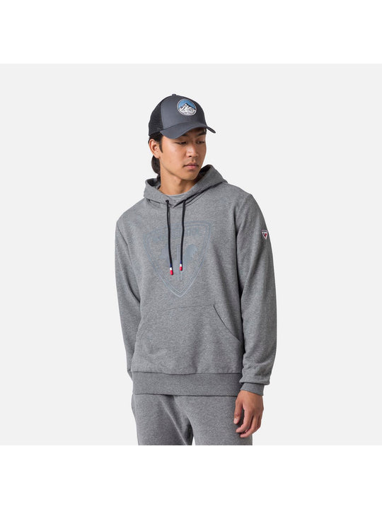 Bluza Rossignol LOGO SWEAT HOOD FL szary - Adventure Sports
