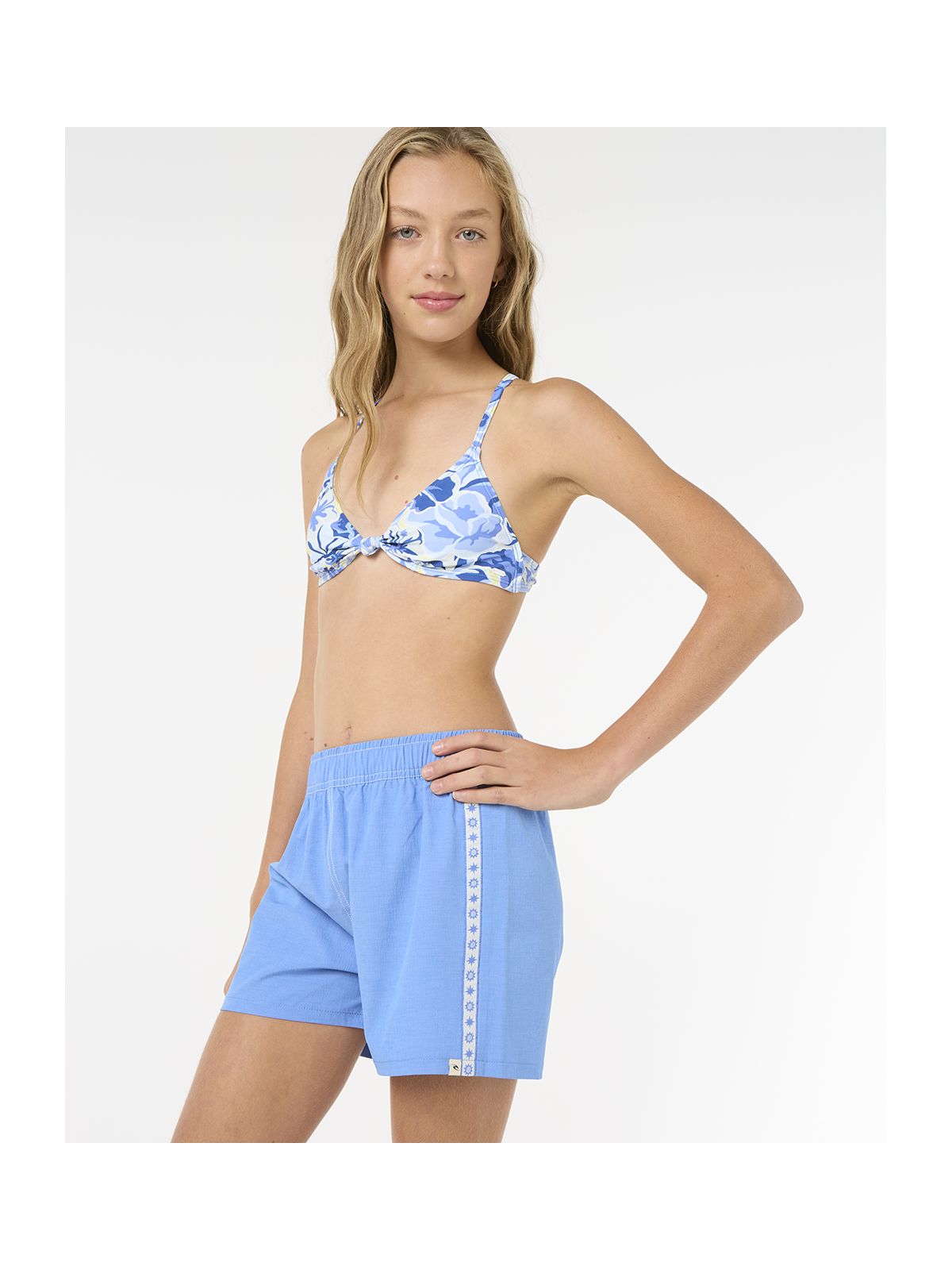 Szorty kąpielowe dziewczęce RIP CURL Island Bliss Boardshort-Girl niebieskie