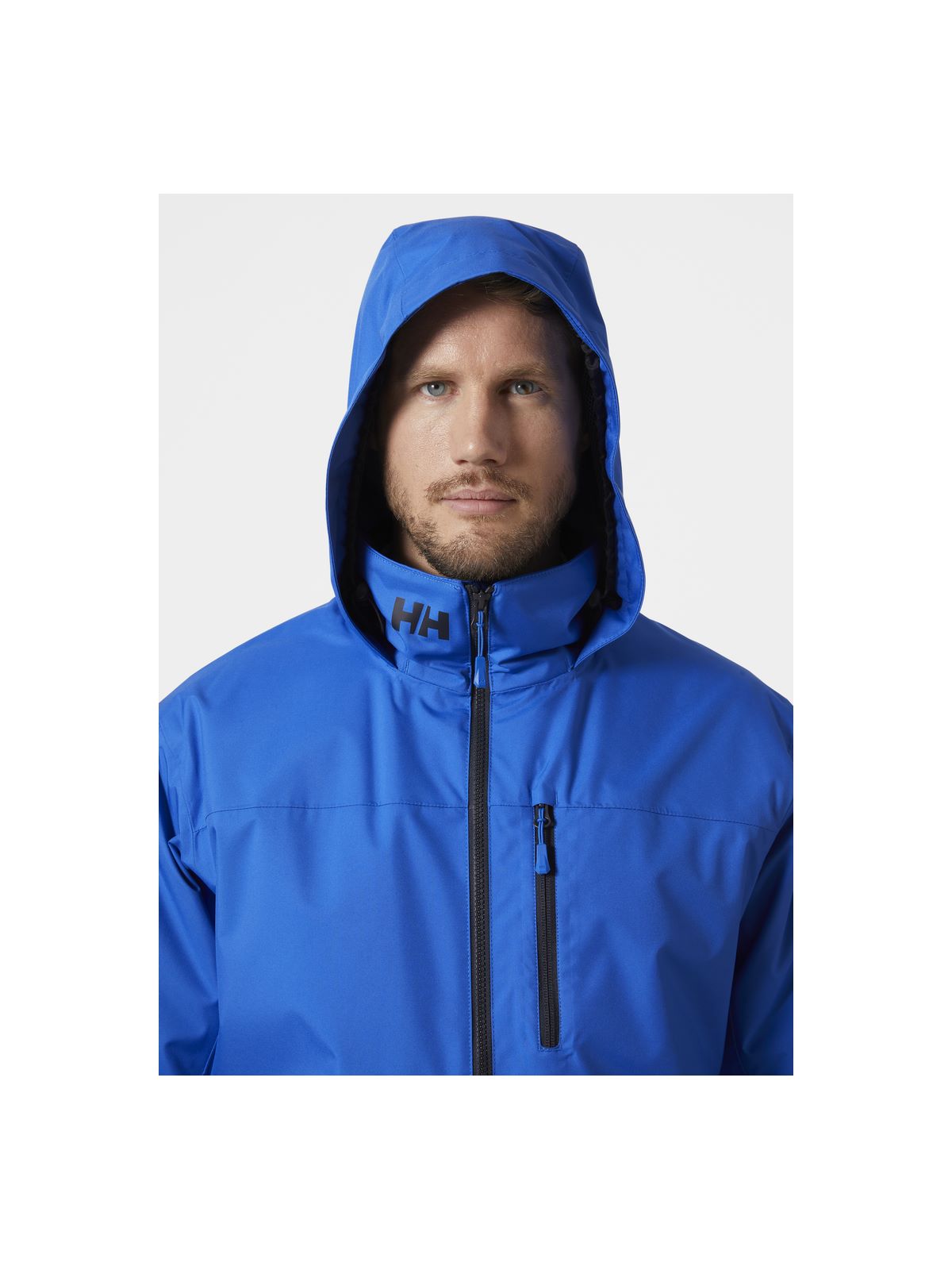 Kurtka męska HELLY HANSEN Crew Hooded Midlayer Jacket 2 kolor niebieski