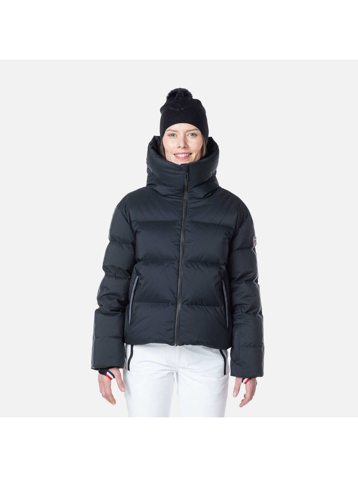 Kurtka Rossignol W Bomber Down Jkt czarny - Adventure Sports