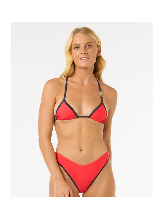 Stanik kąpielowy RIP CURL Pequenino Vv Tri czerwony
