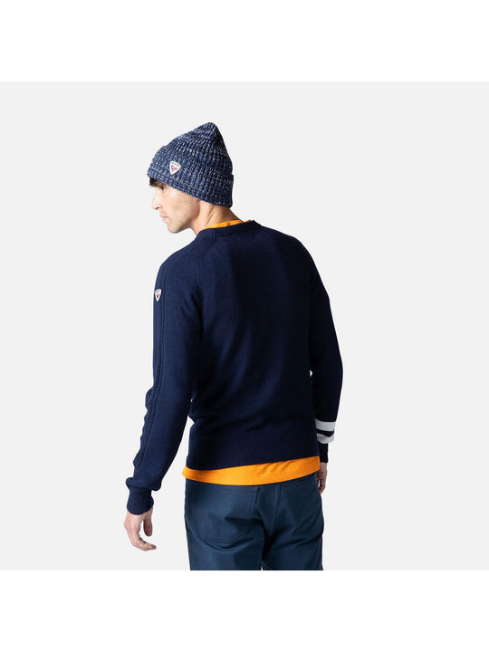 Sweter męski Rossignol Signature Knit granatowy - Adventure Sports
