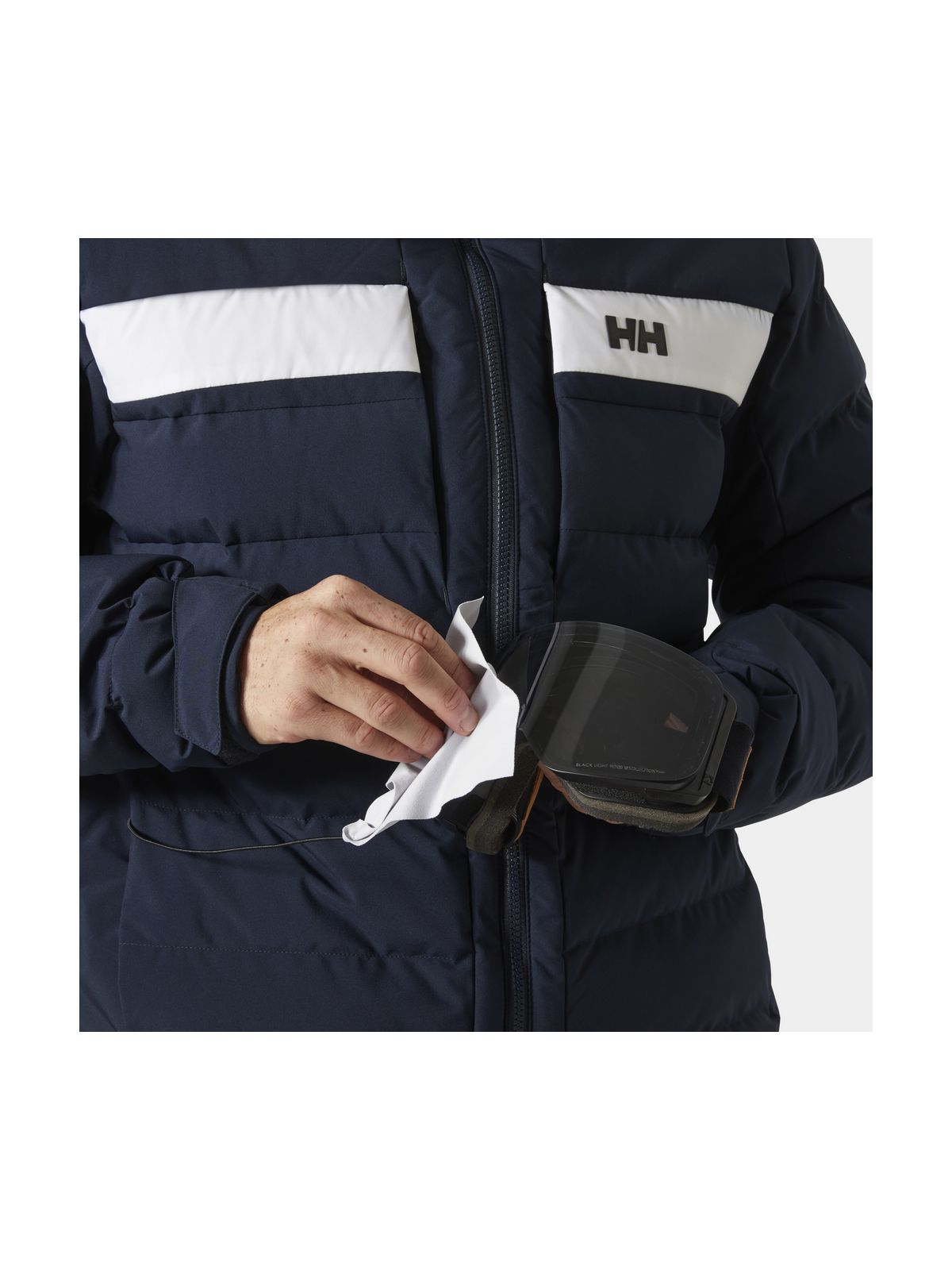 Kurtka narciarska męska HELLY HANSEN BOSSANOVA PUFFY JACKET granatowa