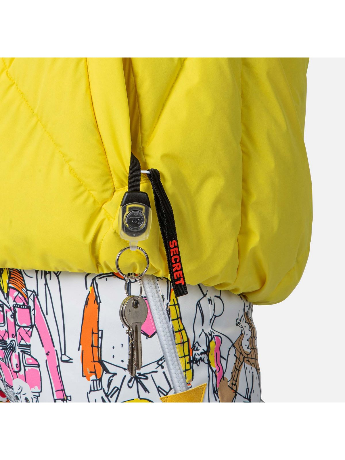 Kurtka puchowa narciarska Rossignol W Lumy Down Bomber Jkt żółty - Adventure Sports